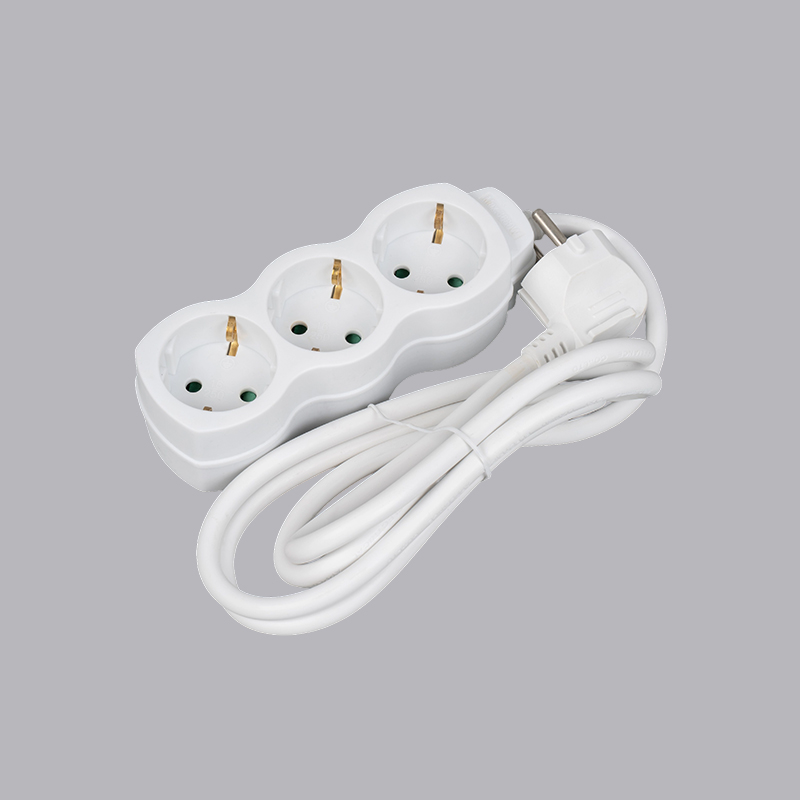 LOG-03 Multiprise à 3 prises en forme de gourde de type allemand