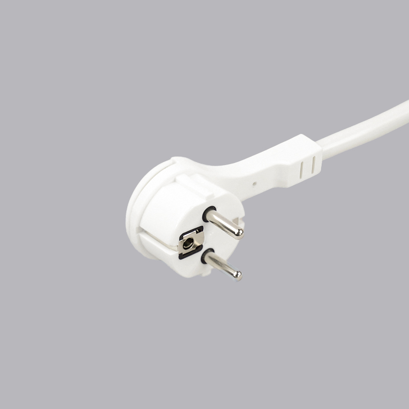 Fiche à angle droit de type allemand GF05L avec anneau de traction