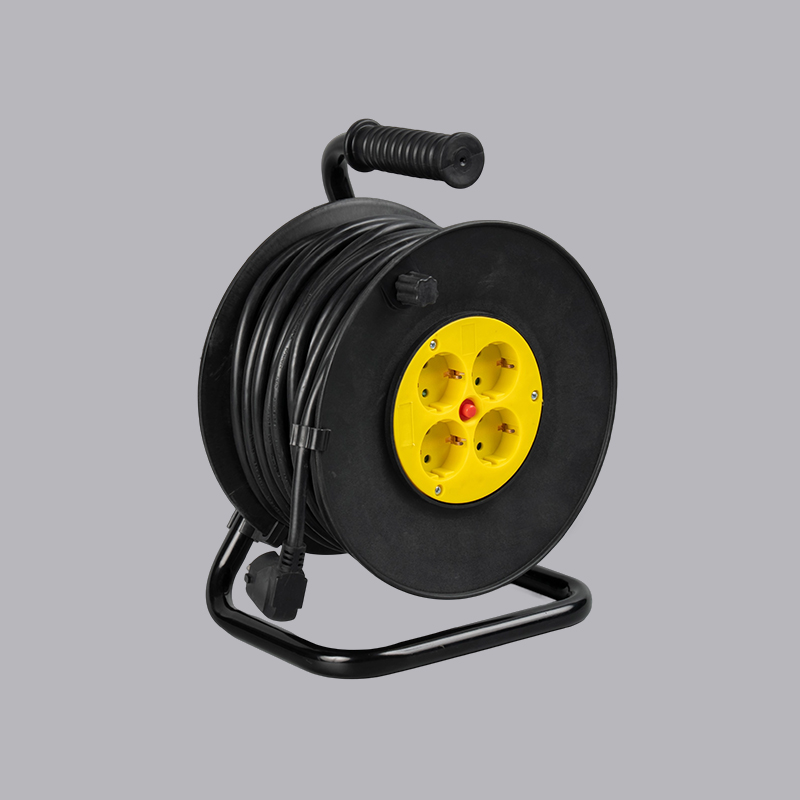 Enrouleur de câble de 50 m, cadre en fer de type allemand G4R-50
